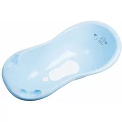 Cădiță Maltex Cadita 100cm cu dop si anti-slip Zebra blue