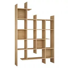 Raft de birou Trendy Manco, Stejar 122x188x25cm, raft de carti