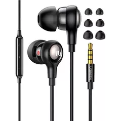 Căști cu fir Ugreen 30637 Wired Earphones 3.5mm In-Ear, EP103, Black