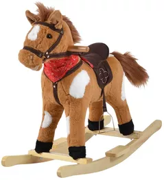 Leagăn pentru bebeluși Moni Horse Thunder Khaki (WJ-001)
