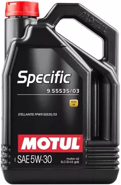 Масло Motul 113664 5W30 SPEC 9.55535/3 5L