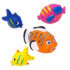 Jucărie de baie Eddy Toys ED96200-P Jucarie de baie Pestisori Portocaliu