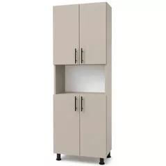 Dulap Mashtab S12595 Dulap cu 4 uși și nișă (600x340x1900) Cashmere