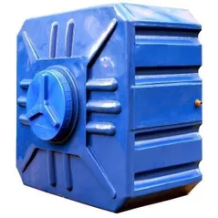 Duș de vară Uniplast 37070 Rezervor apa 500 L patrat (albastru) cu stut D. 1/2" 100x100x50 cm