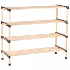 Полка для обуви Seowood SEO-8174 Poliță din lemn pentru încălțăminte (4 nivele)