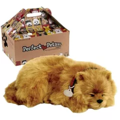 Jucărie de pluș Perfect Petzzz 91-21 Cățeluș Pomeranian cu imitație de respirație