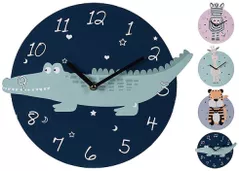 Часы Promstore 16983 Ceas de perete pentru copii Animale 26x28cm