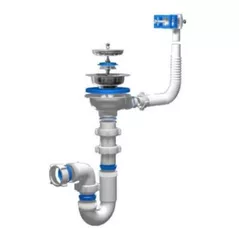 Sifon pentru chiuvetă bucătărie Aniplast 19074 Sifon ANI 3 1/2"x40 cu preaplin D0145