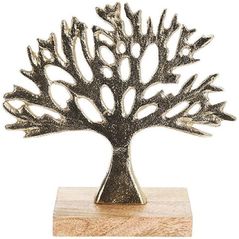 Decor Promstore 52567 Suvenir Copac 27x25cm, auriu, metalic