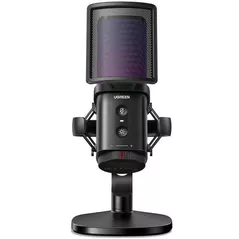 Микрофон Ugreen 65629 Mic for PC 24bit/96kHz, with Quick Mute, Pop Filter, Shock Mount, Volume Knob, Black