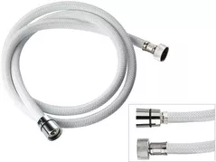 Furtun duș Remer 332CNNB (alb)