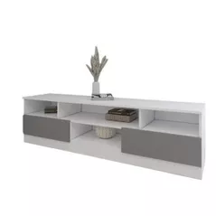 Тумба напольная для TV Smartex (16350) Т6 160cm TV Alb+Grafit