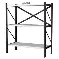 Etajeră Nex Home Biblioteca, 3 compartimente, 66x35x85 cm, Alb (15-05-01)