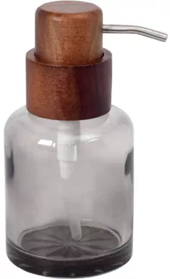 Dozator săpun Bisk 08387 din sticla FIGO gri-inchis