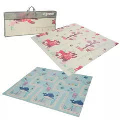Коврик игровой U-Grow UG-F10180 Covoras educativ cu 2 fete din spumă, 200x180x1cm