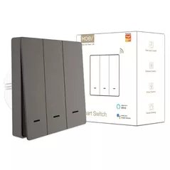 Выключатель электрический Moes ZS-SR-EU3-GY-MS