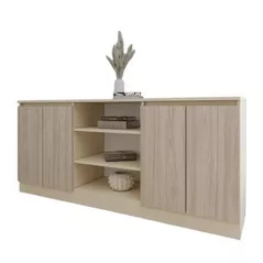 Comodă Smartex (16300) Т5 160cm Ivory+Stejar Deschis
