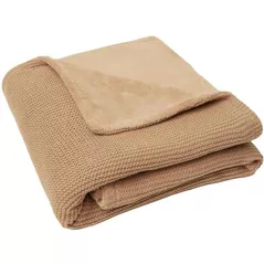 Детское постельное белье Jollein 517-511-66072 Paturica Basic Knit Biscuit/Fleece, 75x100cm