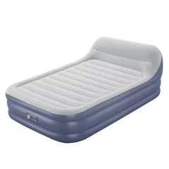 Saltea gonflabilă Bestway 67923BW Saltea gonflbilă cu pompa electrică 220 V încorporată și tăblie, 226x152x84 cm