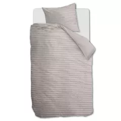 Постельное белье Riviera Maison 333125 Furry Stripes 140x200/220 Off-white