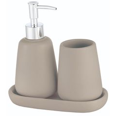 Set pentru baie Bisk 08233 Set baie din Ceramica MILO, bej