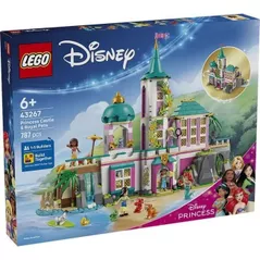 Конструктор Lego 43267 Disney Castelul printesei si animalele de companie regale