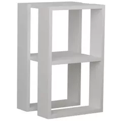 Noptieră Trendy Lonie, Alb, 34x55x30cm (GTR001504)