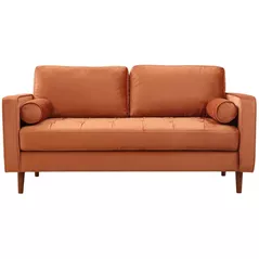 Canapea Trendy Roma Portocaliu, 90x70x175cm (2 locuri)