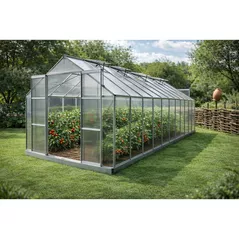 Парник Technoworker VOR82829 Sera de gradina Policarbonat 63 (6.2x3.1x2.5m)