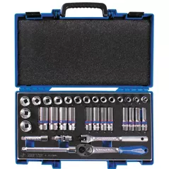 Set de unelte de mână King Tony 3533MRV набор 3/8" торцевых головок, 6 гран., принадлежностей, 33 пр.