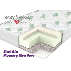 Матрас детский Veres 50.7.13 Sisal Bio MemoryAloe Vera 120x60x10cm