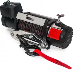 Лебёдка T-Max FVT10000 lbs 12V cu cablu sintetic de 28 metri