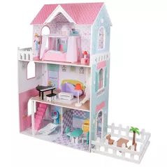 Căsuță pentru păpuși Richi (63321) Casuta din lemn pentru papusi