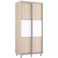 Dulap Mobildor-Lux Aron cu uși glisante orizontal (100x60x230H cm) Sonoma