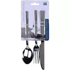 Tacămuri Excellent Houseware 42511 Набор столовых приборов 3ед нерж: вилка, нож, ложка