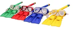 Аксессуар для плавания miscellaneous 853 Set masca de scufundari, tub respirator si labe 2510-1633 SIO