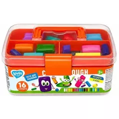 Set de creație Okto 41186 Set plastilină, 16 culori