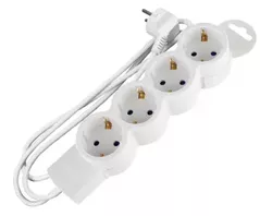 Удлинитель электрический Scame 161.241D5, 4 locuri 16A 250V 5m