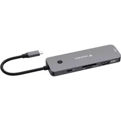 Переходник для IT Verbatim VER_32151, CMH-08, 8-in-1 USB-C Pro Multiport Hub