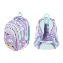 Детский рюкзак St.RIGHT 57806 Ghiozdan scolar 28x18x40cm, Pusheen Violet