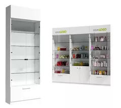 Тумба Indart Vitrina 12 (80x30x230)