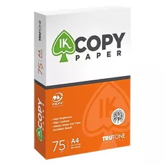 Бумага офисная IK Copy Hartie pentru birou A4 75g/500 foi, Class B+