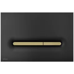 Buton rezervor WC Alcaplast M1878-7 пластик черный/золотой мат