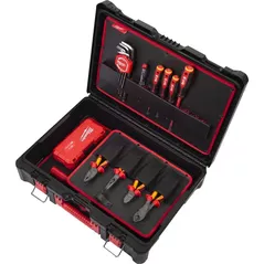 Набор ручных инструментов Milwaukee 4932499466 Set 62 piese packout pentru electricieni