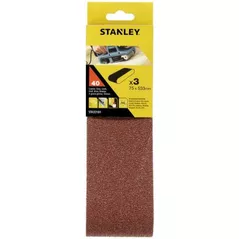 Set de tubulare, bite, duze Stanley STA33181 Banda abraziva 75x533mm 40