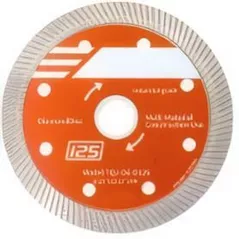 Диск отрезной Tiler TQJ-D125 Турбоалмазный диск 125x22,23 мм