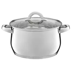 Cratiță Ambition 60802 Pot With Glass Lid, Berry, 24cm, 8.5L