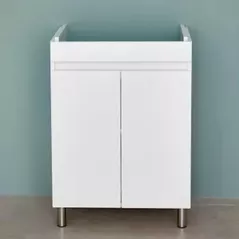 Шкаф под умывальник Bayro Trend Duo Como/Moduo 600 белый мат