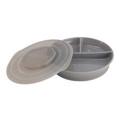 Посуда для кормления U-Grow 7174 Farfurie compartimentată Twistshake, 6+ luni, gri