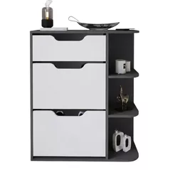 Raft pentru încălțăminte Bofigo Обувница 18-35-81 Anthracite/White